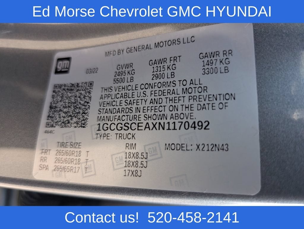 2022 Chevrolet Colorado 2WD LT