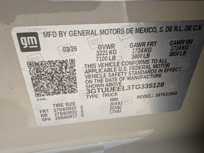 2026 GMC Sierra 1500 AT4