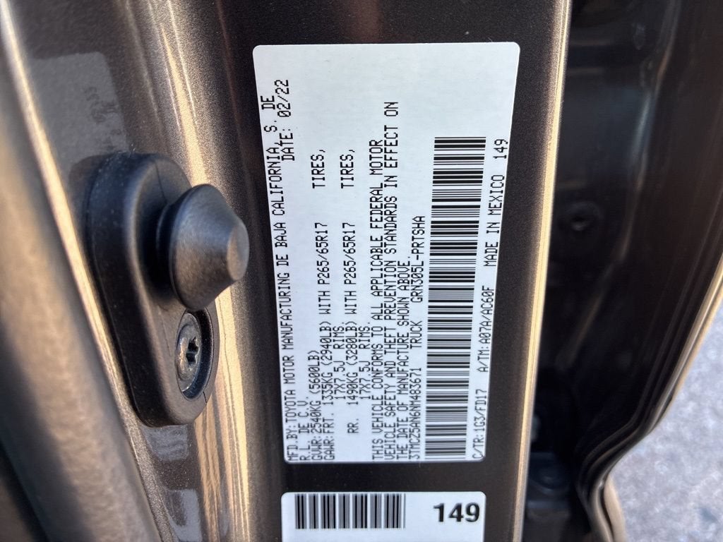 2022 Toyota Tacoma TRD Sport