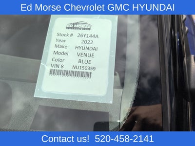 2022 Hyundai Venue Limited